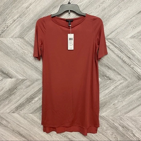 Eileen Fisher | Chutney Jersey Ballet Tencel Dress - Picture 4 of 11